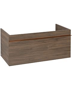 Villeroy und Boch Venticello vanity unit A93505VH 95.3 x 42 x 50.2 cm, handle copper, arizona oak