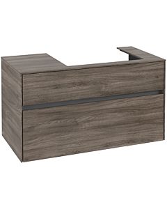 Villeroy und Boch Collaro vanity unit C01800RK 100x54.8x50cm, vanity unit right, Stone Oak
