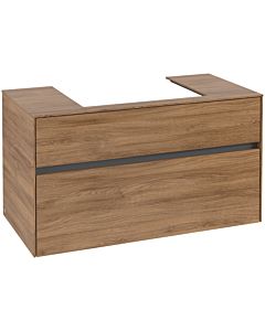 Villeroy und Boch Collaro vanity unit C01900RH 100x54.8x50cm, vanity center, Kansas Oak