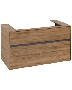 Villeroy und Boch Collaro vanity unit C02000RH 100x54.8x50cm, vanity center, Kansas Oak