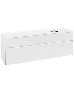 Collaro Villeroy und Boch vasque C05100DH 160 x 54,8 x 50 cm, Glossy White