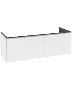 Villeroy und Boch Subway 3.0 Waschtisch-Unterschrank C567L0VF 127,2x42,9x47,8cm, mit LED/Griff Aluminium glänzend, pure white