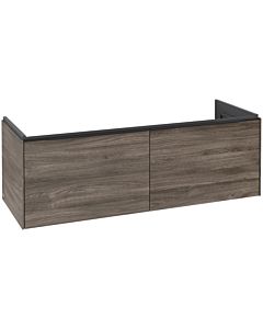 Villeroy und Boch Subway 3. 1930 C567L1RK 127,2x42,9x47,8cm, avec LED / poignée Volcano black, stone oak