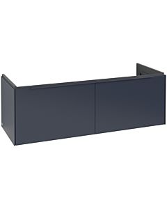 Villeroy und Boch Subway 3.0 Waschtisch-Unterschrank C567L2VQ 127,2x42,9x47,8cm, mit LED/Griff monochrom, marine blue