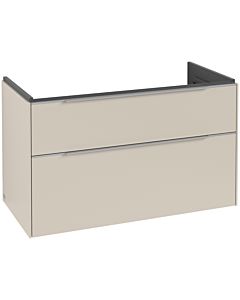 Villeroy und Boch Subway 3. 1930 C570L0VN 97,3x57,6x47,8cm, avec LED / poignée aluminium brillant, gris cachemire
