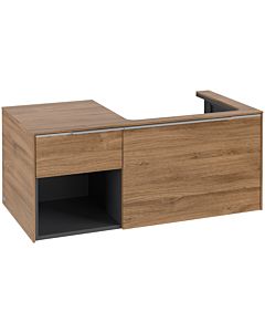 Villeroy und Boch Subway 3. 1930 C571L0RH 100,1x42,25x51,6cm, avec LED / poignée aluminium brillant, chêne kansas