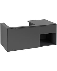 Villeroy und Boch Subway 3. 1930 vanity unit C57202VR 100.1x42.25x51.6cm, without LED / handle monochrome, graphite