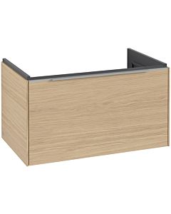 Villeroy und Boch Subway 3. 1930 vanity unit C57300VJ 77.2x42.9x47.8cm, without LED / handle aluminum glossy, nordic oak