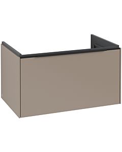 Villeroy und Boch Subway 3.0 Waschtisch-Unterschrank C57301VM 77,2x42,9x47,8cm, ohne LED/Griff Volcano black, taupe