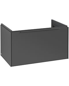 Villeroy und Boch Subway 3. 1930 vanity unit C57302VR 77.2x42.9x47.8cm, without LED / handle monochrome, graphite