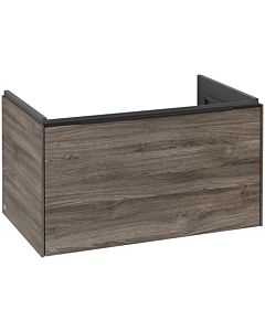 Villeroy und Boch Subway 3. 1930 C573L1RK 77,2x42,9x47,8cm, avec LED / poignée Volcano black, stone oak