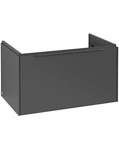 Villeroy und Boch Subway 3. 1930 vanity unit C573L2VR 77.2x42.9x47.8cm, with LED / handle monochrome, graphite