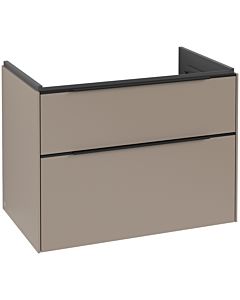 Villeroy und Boch Subway 3. 1930 C574L1VM 77,2x57,6x47,8cm, avec LED / poignée Volcano noir, taupe
