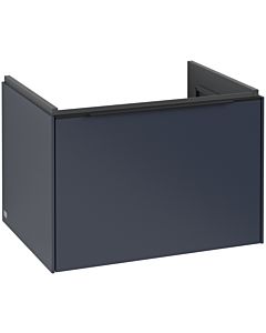 Villeroy und Boch Subway 3.0 Waschtisch-Unterschrank C57501VQ 62,2x42,9x47,8cm, ohne LED/Griff Volcano black, marine blue
