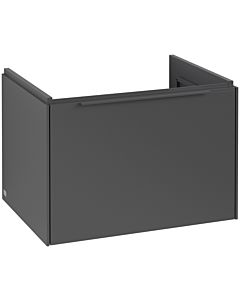 Villeroy und Boch Subway 3. 1930 vanity unit C57502VR 62.2x42.9x47.8cm, without LED / handle monochrome, graphite
