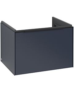 Villeroy und Boch Subway 3.0 Waschtisch-Unterschrank C575L1VQ 62,2x42,9x47,8cm, mit LED/Griff Volcano black, marine blue