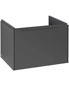 Villeroy und Boch Subway 3. 1930 vanity unit C575L2VR 62.2x42.9x47.8cm, with LED / handle monochrome, graphite