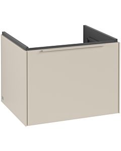 Villeroy und Boch Subway 3.0 Waschtisch-Unterschrank C577L2VN 57,2x42,9x47,8cm, mit LED/Griff monochrom, cashmere grey