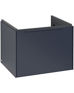 Villeroy und Boch Subway 3.0 Waschtisch-Unterschrank C577L2VQ 57,2x42,9x47,8cm, mit LED/Griff monochrom, marine blue