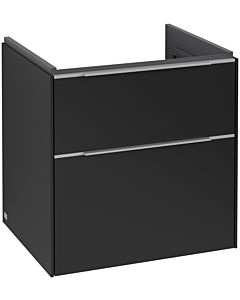 Villeroy und Boch Subway 3. 1930 vanity unit C57800VL 57.2x57.6x47.8cm, without LED / handle aluminum glossy, volcano black