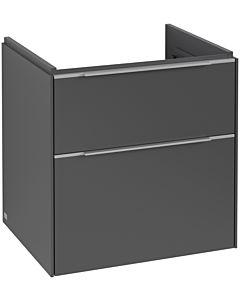 Villeroy und Boch Subway 3. 1930 vanity unit C57800VR 57.2x57.6x47.8cm, without LED / handle aluminum glossy, graphite