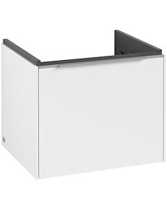 Villeroy und Boch Subway 3. 1930 vanity unit C57900VF 52.3x42.9x44.75cm, without LED / handle aluminum glossy, pure white
