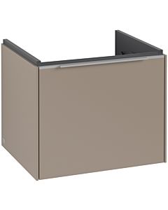 Villeroy und Boch Subway 3. 1930 C57900VM 52,3x42,9x44,75cm, sans LED / poignée aluminium brillant, taupe