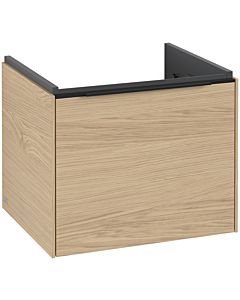 Villeroy und Boch Subway 3.0 Waschtisch-Unterschrank C57901VJ 52,3x42,9x44,75cm, ohne LED/Griff Volcano black, nordic oak