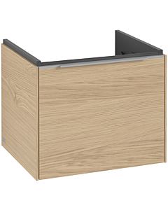 Villeroy und Boch Subway 3. 1930 vanity unit C579L0VJ 52.3x42.9x44.75cm, with LED / handle aluminum glossy, nordic oak