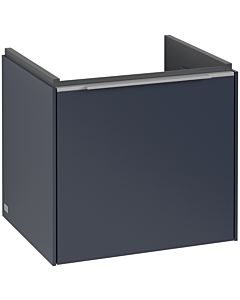 Villeroy und Boch Subway 3.0 Waschtisch-Unterschrank C58000VQ 47,3x42,9x40,75cm, ohne LED/Griff Aluminium glänzend, marine blue