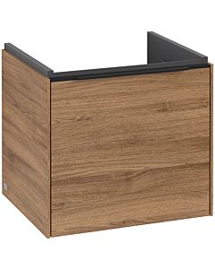 Villeroy und Boch Subway 3.0 Waschtisch-Unterschrank C58001RH 47,3x42,9x40,75cm, ohne LED/Griff Volcano black, kansas oak