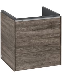 Villeroy und Boch Subway 3. 1930 vanity unit C58200RK 42.3x42.9x37.75cm, hinge right / handle aluminum glossy, stone oak