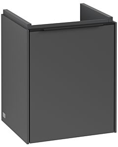 Villeroy und Boch Subway 3. 1930 vanity unit C58301VR 35.1x42.9x30.9cm, hinge left / handle Volcano black, graphite