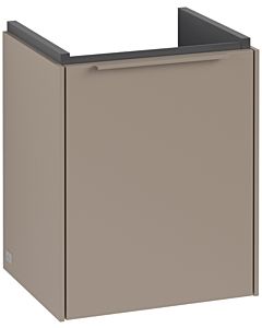 Villeroy und Boch Subway 3.0 Waschtisch-Unterschrank C58402VM 35,1x42,9x30,9cm, Schanier rechts/Griff monochrom, taupe