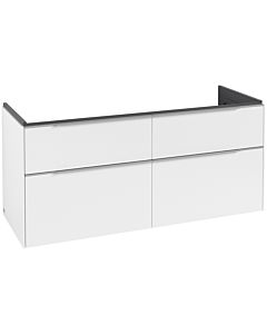 Villeroy und Boch Subway 3.0 Waschtisch-Unterschrank C60200VF 127,2x57,6x47,8cm, ohne LED/Griff Aluminium glänzend, pure white