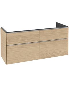 Villeroy und Boch Subway 3. 1930 vanity unit C602L0VJ 127.2x57.6x47.8cm, with LED / handle aluminum glossy, nordic oak