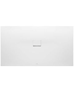 Villeroy & Boch Squaro Infinity douche match0 DQ1680SQI2V2S, 160 x 80 x 4 cm, crème antidérapante