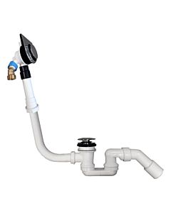 Villeroy und Boch Oberon 2.0 Wasserzulauf UPCON0136 integriert in Überlauf, für Wanne