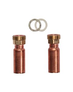 Vaillant Anschlussstutzen 0010039178 G1 (AG) auf Kupferrohr 28 mm 2 Stk.