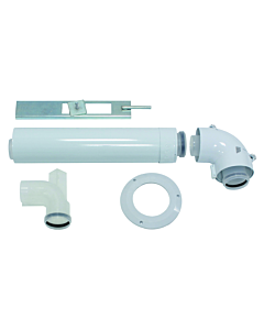 Vaillant kit de raccordement de base 0020077523 Ø 60/100 mm, concentrique, DN 60 flexible, PP