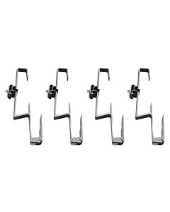 Vaillant Solar Dachankerset 0020123982 4 Dachanker, nebeneinander, nebeneinander, für 1 Flachkollektor, Aluminium