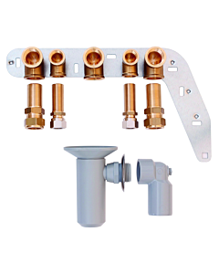 Vaillant ecoTEC Installations-Set 0020201896 RP 3/4, Unterputz, Rohbaukonsole