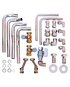 Vaillant ecoTEC Installations-Set 0020201903 Aufputz/Unterputz, Austausch für Fremdinstallation