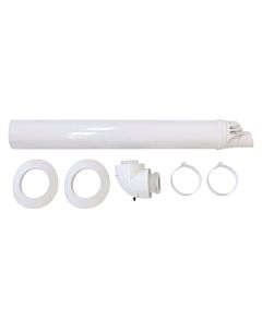 Vaillant conduit toit-mur 0020219516 Ø 60/100 mm, horizontal, avec feuille de nettoyage, PP