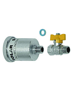 Vaillant auroTHERM plus purgeur rapide solaire 302019 avec vanne d&#39;arrêt, 3/8&quot; AG