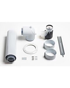 Vaillant Basis Anschluss Set 80/125 mm 303250 konzentrisch, an Abgasleitung Ø 80 PP im Schacht