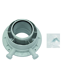 Vaillant Geräteanschlussstück Ø 80/125 PP 303926 konzentrisch an Abgasleitung