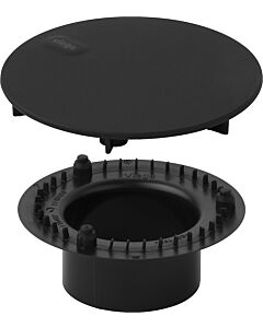 Ensemble d&#39;équipement Viega Tempoplex 6966.0 838881, plastique noir mat, d= 115 mm