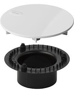 Ensemble d&#39;équipement Viega Tempoplex 6966.0 838898, conception en plastique blanc brillant, diamètre 115 mm