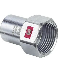 Viega pièce d&#39;insertion Prestabo 559144 18 mm x Rp 1/2, acier non allié, extrémité d&#39;insertion